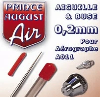 P August Aiguille Et Buse 0.2 Pour Aero A011 AA022